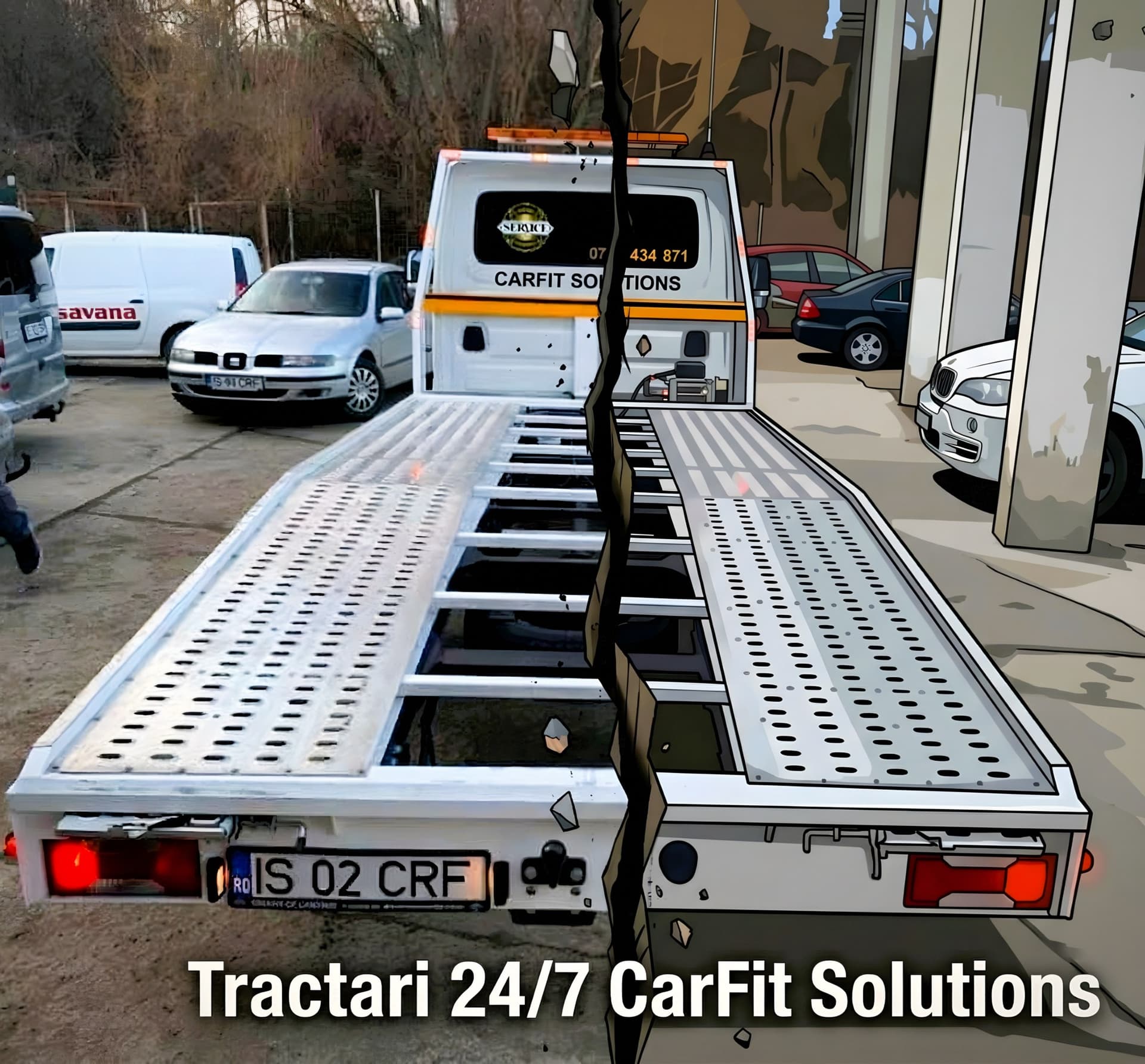 Platformă de tractare Carfit